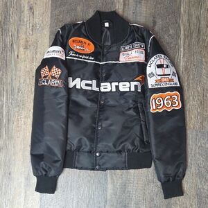 Black McLaren F1 Bomber Jacket